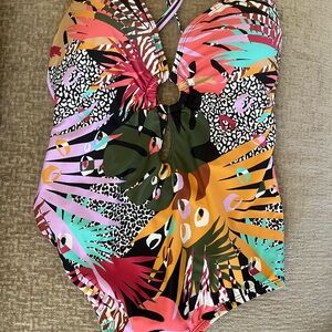 Women’s BLEU ROD BEATTIE Swimsuit Sz 14 New With Tags